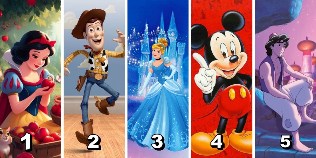 Test della personalità: Quale dei 5 Personaggi Disney Sei? Scopri il tuo vero io attraverso la magia di Disney!